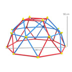 Climbing Dome for Children 3-8 Years, Metal Structure for 4 Children, Ø183x90cm, Multicolor
