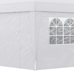 SOFI | 3x3m Folding Gazebo with Adjustable Height, with Pop Up Design and Windows, White - Borge' Group Limited