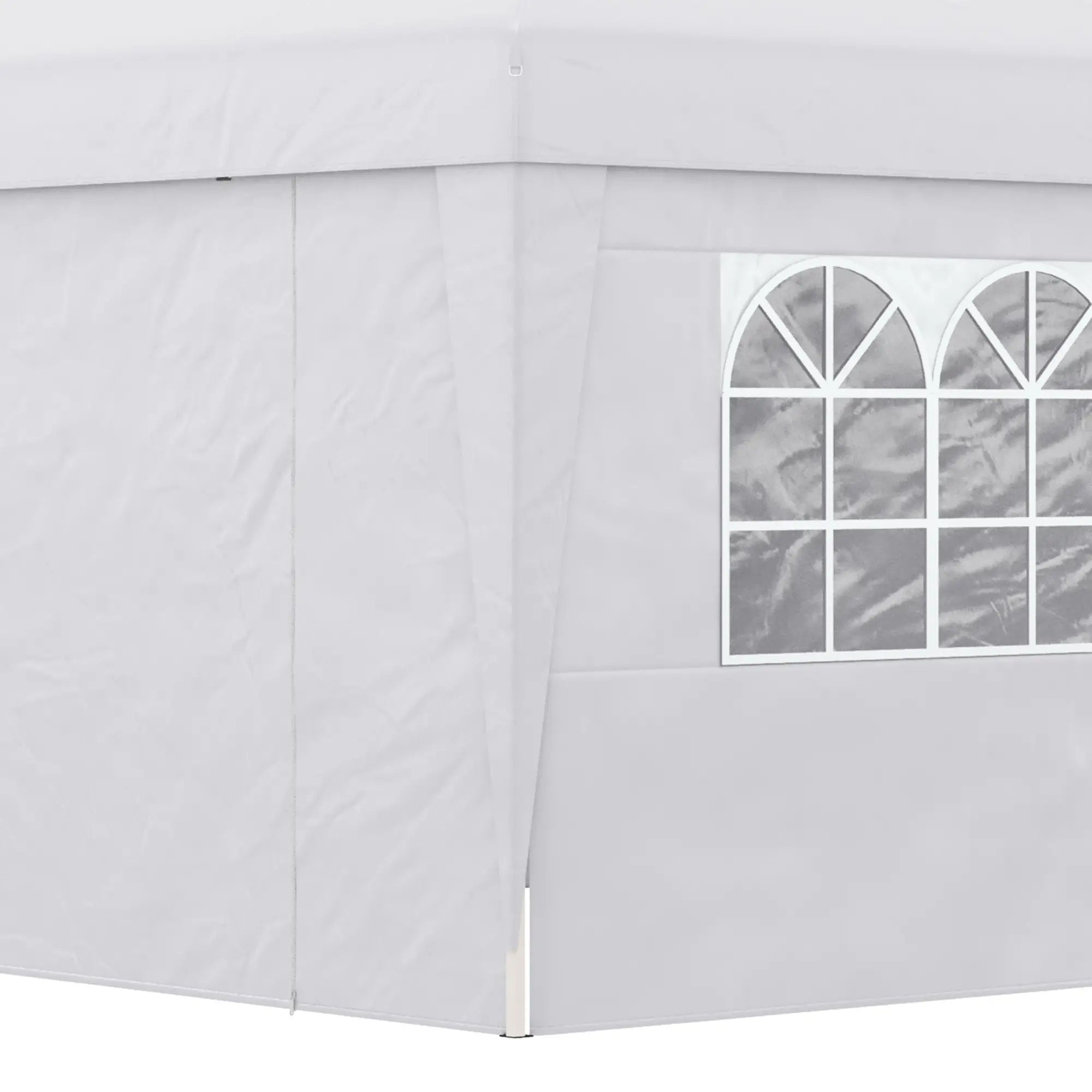 SOFI | 3x3m Folding Gazebo with Adjustable Height, with Pop Up Design and Windows, White - Borge' Group Limited