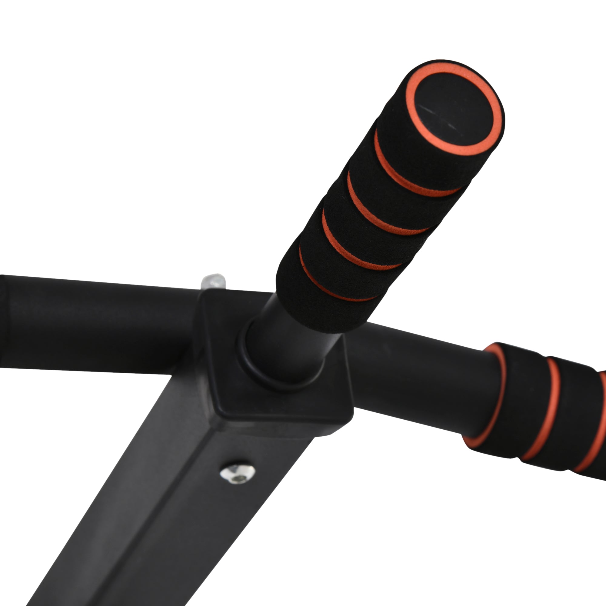 Multifunctional Wall-Mounted Steel Pull-Up Bar, 94x51x18cm, Black