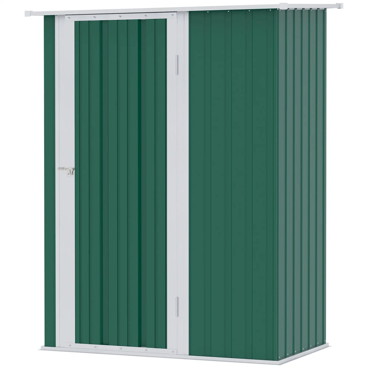 Green Garden Steel Tool Shed 142x84x189cm