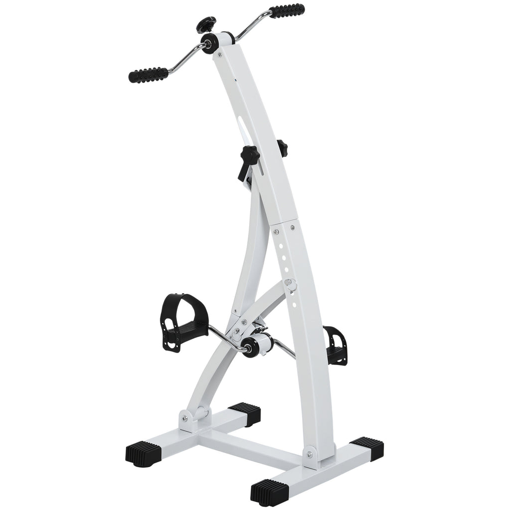 Sofa or Armchair Foot Pedal with LED Screen, Adjustable Height and Intensity, White, 40x42.5x100cm