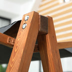 3-Seater Garden Swing Convertible to a Double Bed, 225.5x113x180cm