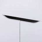 Corner Desk with 2-Tier Bookcase, Cabinet and Drawer, 140x117x76 cm, Wood and White