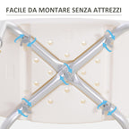 Shower Stool Seat Chair Bathroom, Non-Slip, Adjustable Height