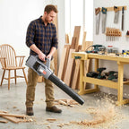 Outsunny 36V Cordless Leaf Blower, 2 x 4000mAh Batteries, Charger Included, Lightweight Model.