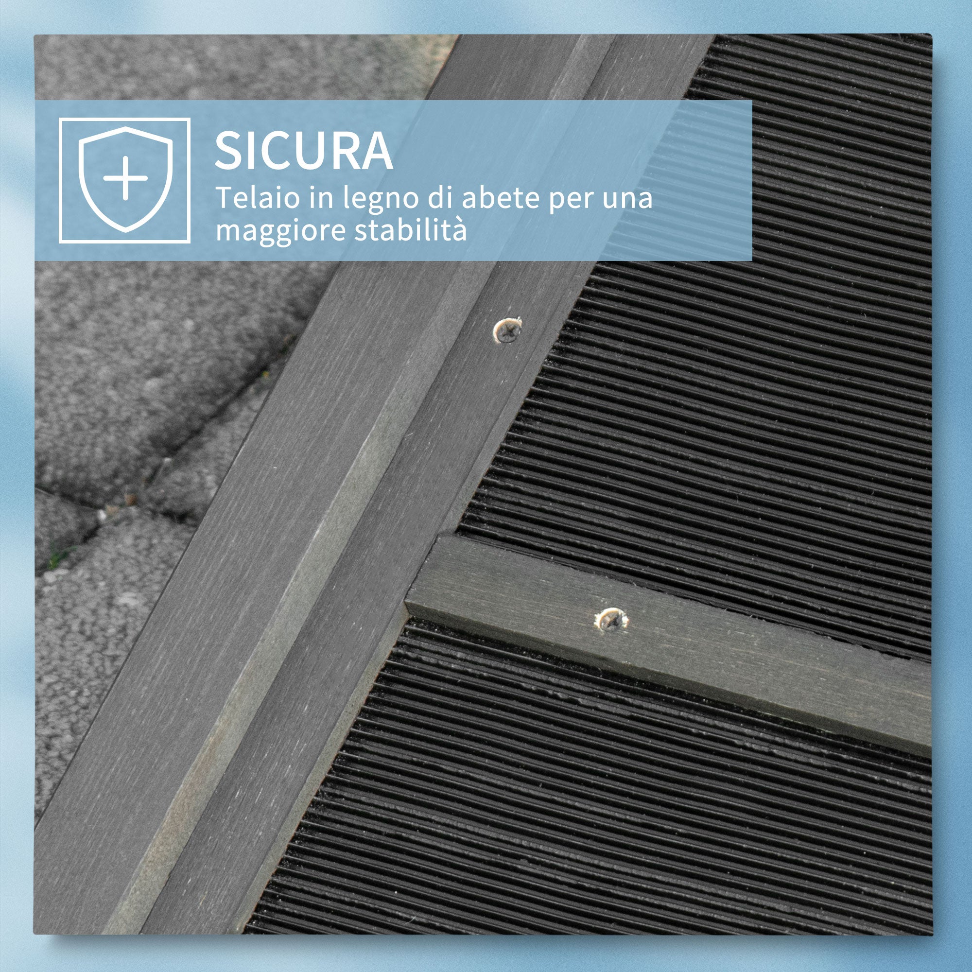 Folding Non-Slip Wooden Dog Ramp with Side Handle, 43x165x6.5 cm, Black