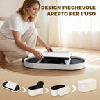 HOMCOM Foldable Storage Ottoman with 72L Compartment and Velvet Upholstery, 76x38x35 cm, Cream