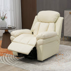 HOMCOM Electric Lifter Relax Armchair with Thick Padding and Remote Control, 96x93x105cm, Cream - Borgè
