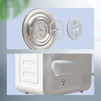 Mini Portable Dryer 4 kg, LED Display, 800W, Front Loading, Up to 60°, Stackable/Wall/Freestanding, Timer, for Home, White