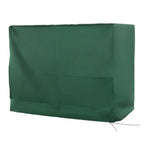 3 Seater Oxford Fabric Garden Swing Cover with Rope Closure, 240x133x185cm, Green