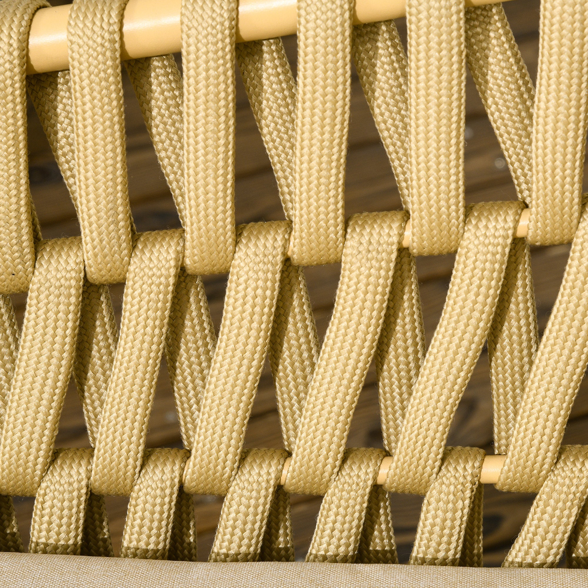 Outdoor lounge with 2-seater sofa, 2 armchairs with cushions and glass table - Borgè