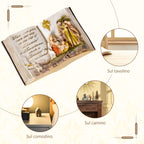 Christmas Nativity Scene, 3D Resin Figurines, 21.5x9.5x14cm