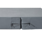 2-in-1 Dog Stairs, PU and Foam Mat, 45 x 39 x 20 cm, Grey