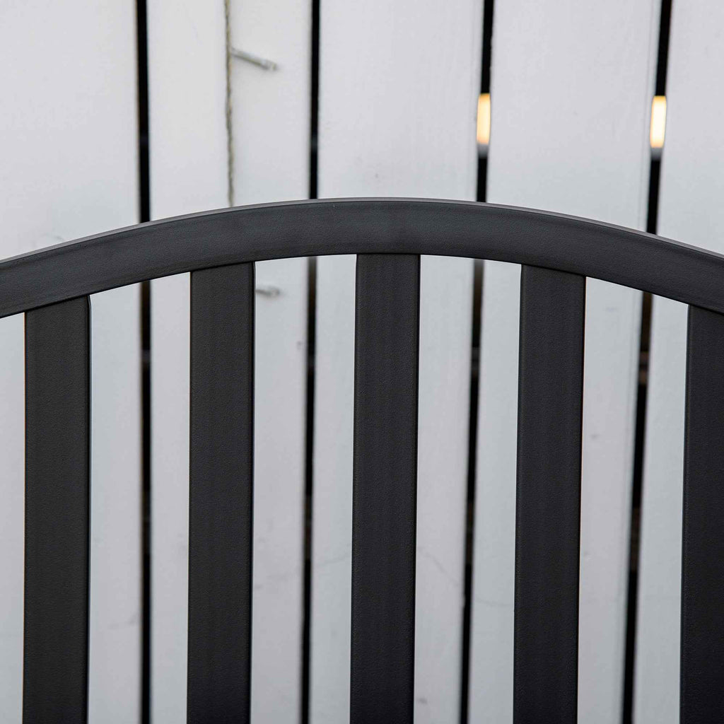 Outsunny 2-3 Seater Garden Bench with Lift-Up Metal Table, 150x58.5x90cm, Black