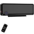 HOMCOM 3-Mode Wall-Mounted Electric Heater with 12-Hour Timer, Made of PP and PA, 56 x 18.5 x 11.7 cm, Black