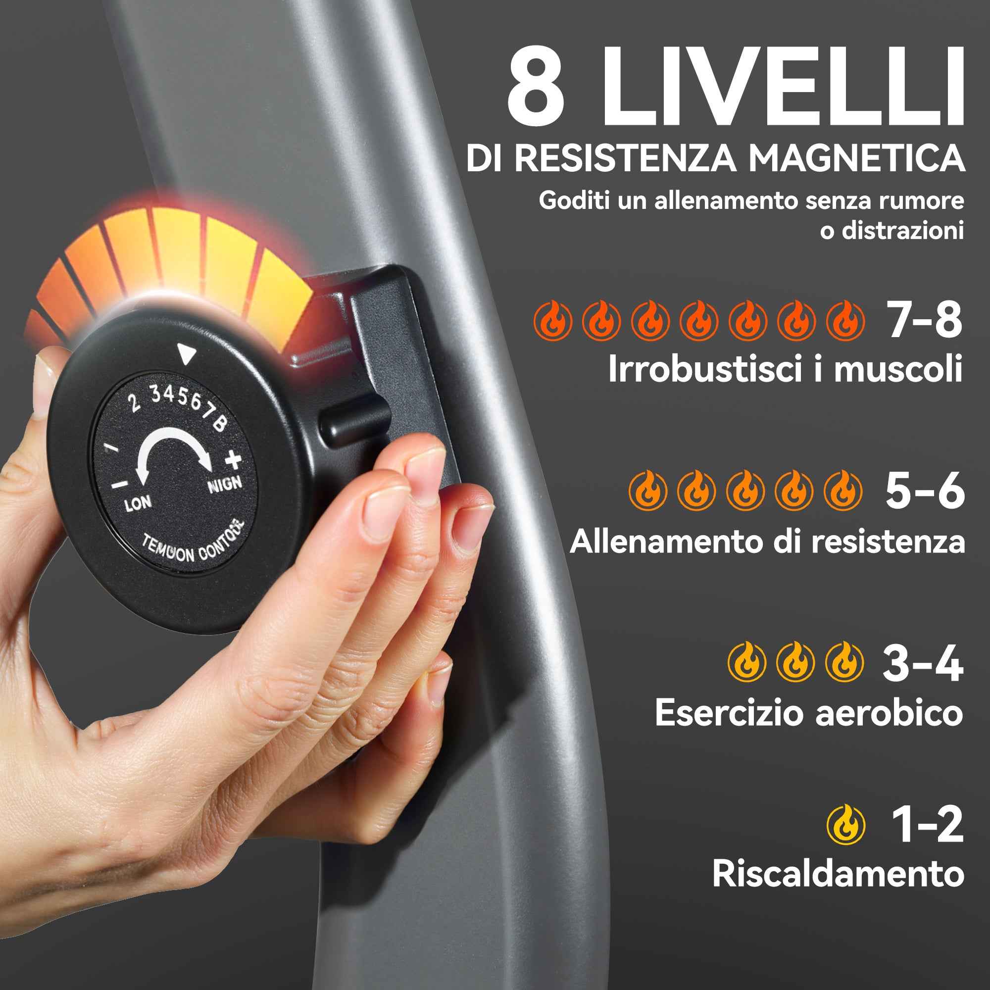 SPORTNOW Recumbent Home Exercise Bike with 8 Levels of Magnetic Resistance, Heart Rate Measurement, Adjustable Seat