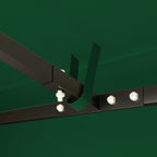 3x3m 600D Oxford Fabric Garden Gazebo Cover with Drainage Holes, Green