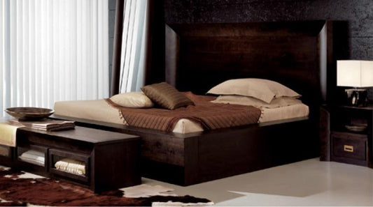 Double bed in Wood Frame - Borgè