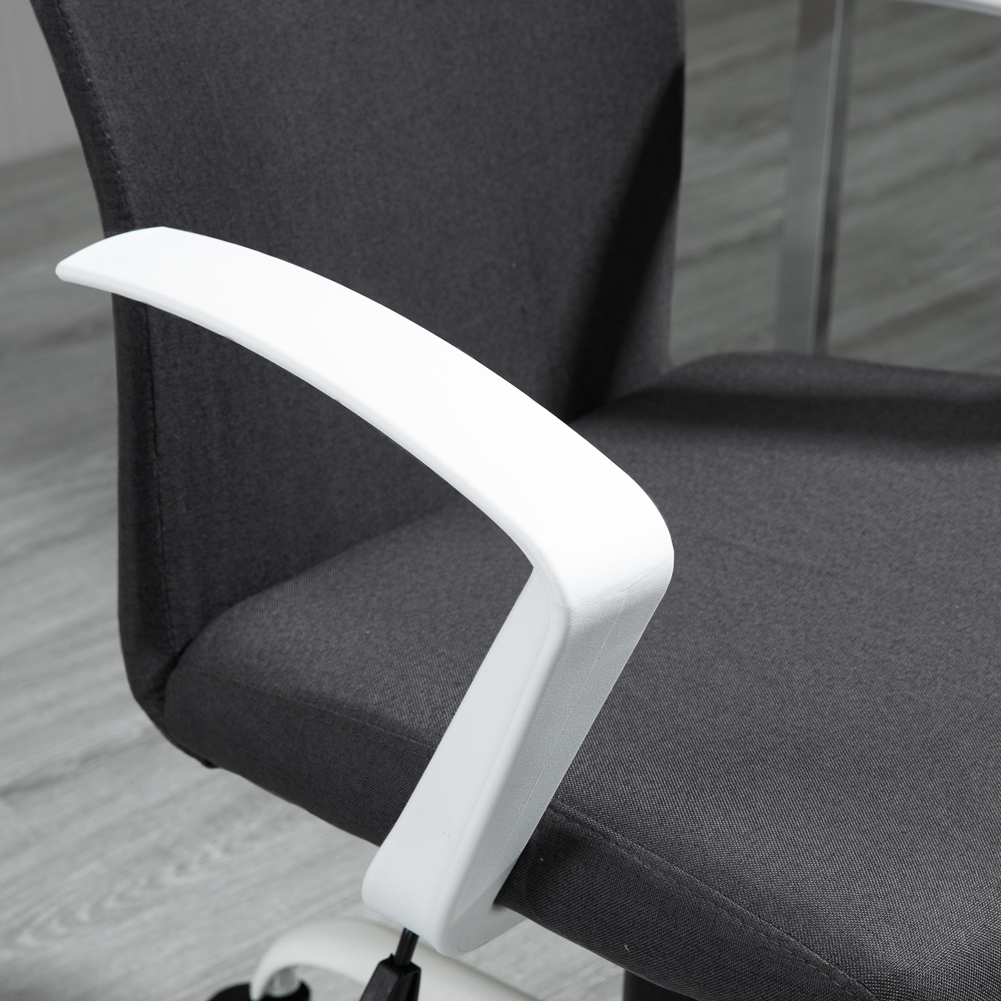 Ergonomic and Swivel Office Chair with Adjustable Height, 61x61x89-99 cm, Dark Grey