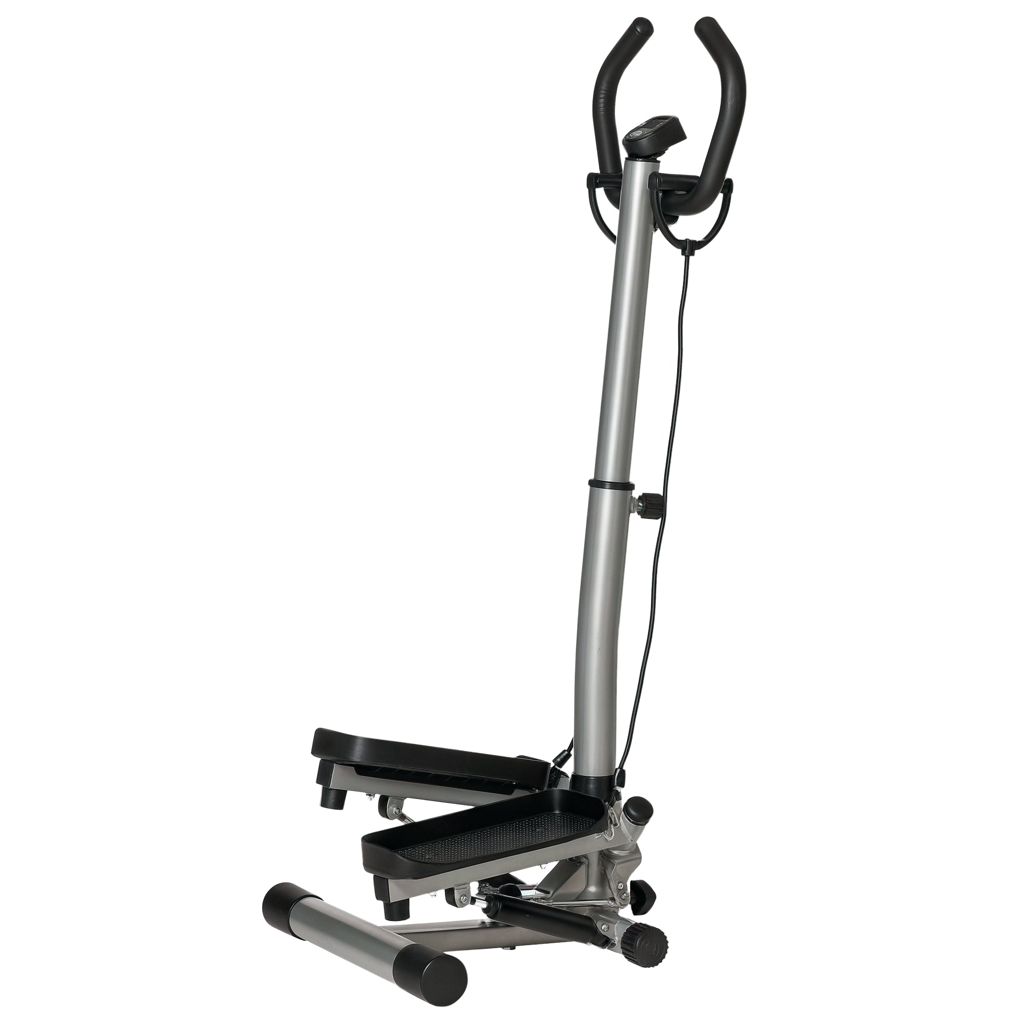 Stepper with Adjustable Handlebar, LCD Monitor and Elastic Bands, 55x5 ...
