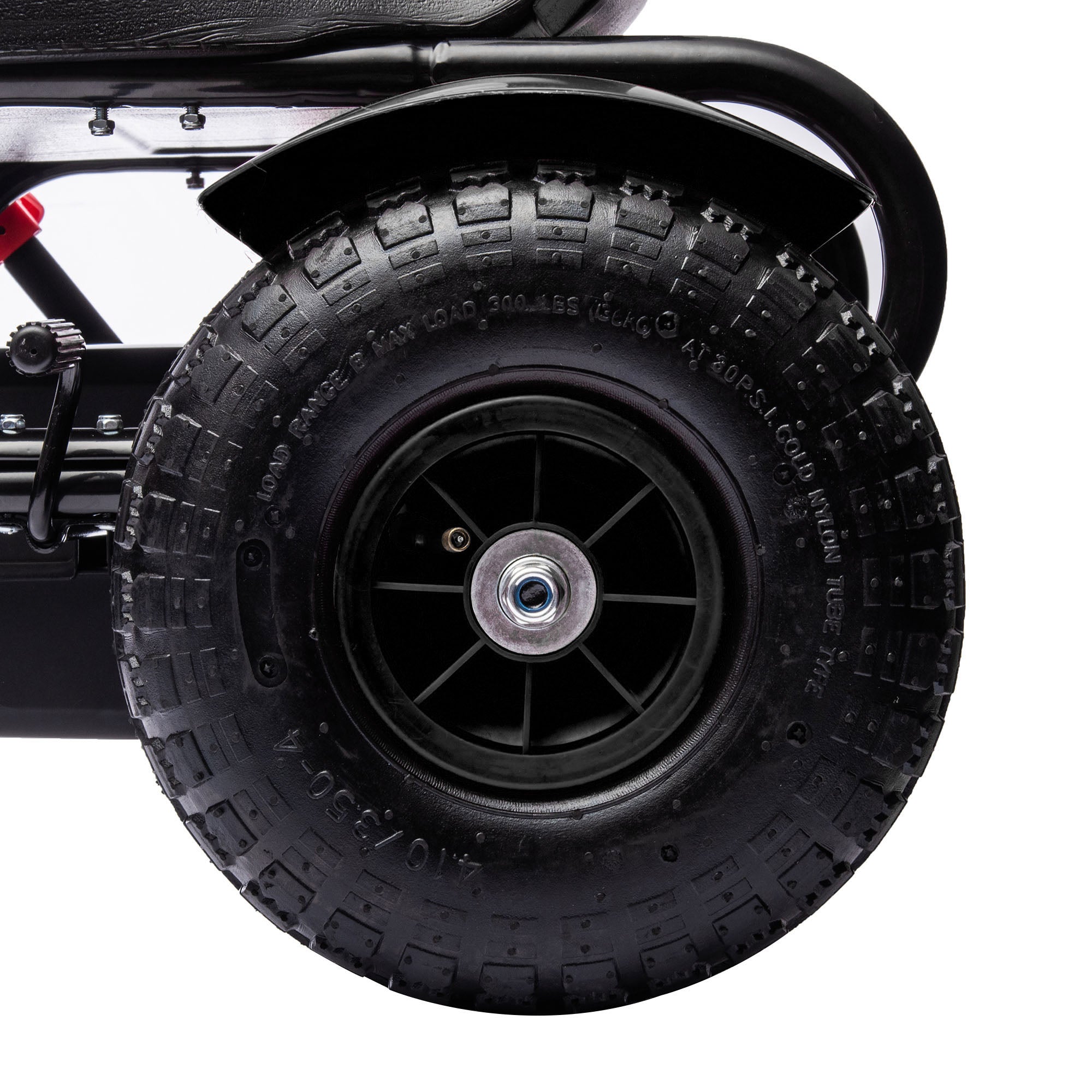 Pedal Go Kart for Children 5-12 Years in PP and Black Metal with Adjustable Seat and Handbrake, 121x58x61 cm