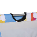 Set of 2 Folding Beach Chairs with Adjustable Backrest and Headrest, 53x124x35-45 cm, Multicolor