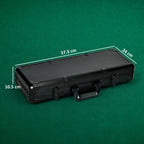 SPORTNOW Poker Set with 500 Chips, 2 Decks of Cards, 5 Dice, Buttons and Protective Black Aluminum Case