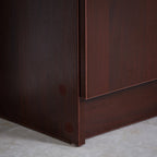 Modern Space-Saving Wooden Shoe Cabinet for 12 Pairs with 4 Open Shelves, 83x30x90 cm, Coffee Color