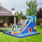 Exciting Bouncy Castle with Inflator, Slide, Pool, and Climbing Wall - Perfect for Children 3-8 Years - Borgè