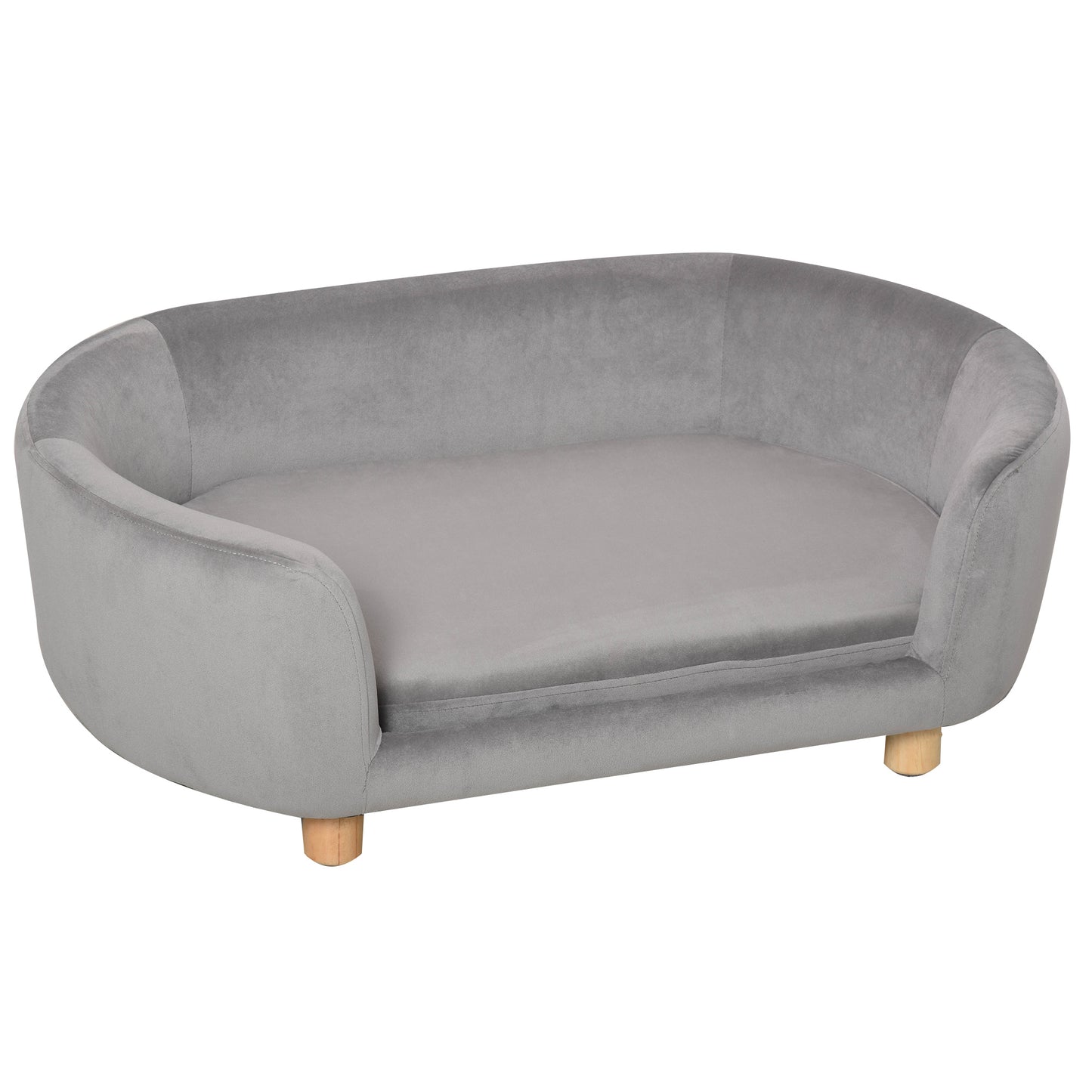 Indoor Sofa for Small Dogs and Cats, Light Grey