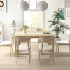 Modern Dining Table for 6 People Maximum Comfort and Style Dimensions: 140x89.5x75 cm Elegant White and Oak Finish - Borgè