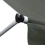 Outsunny 3x1.5m Awning with Crank Arms, Telescopic Metal Structure and Polyester Sunshade