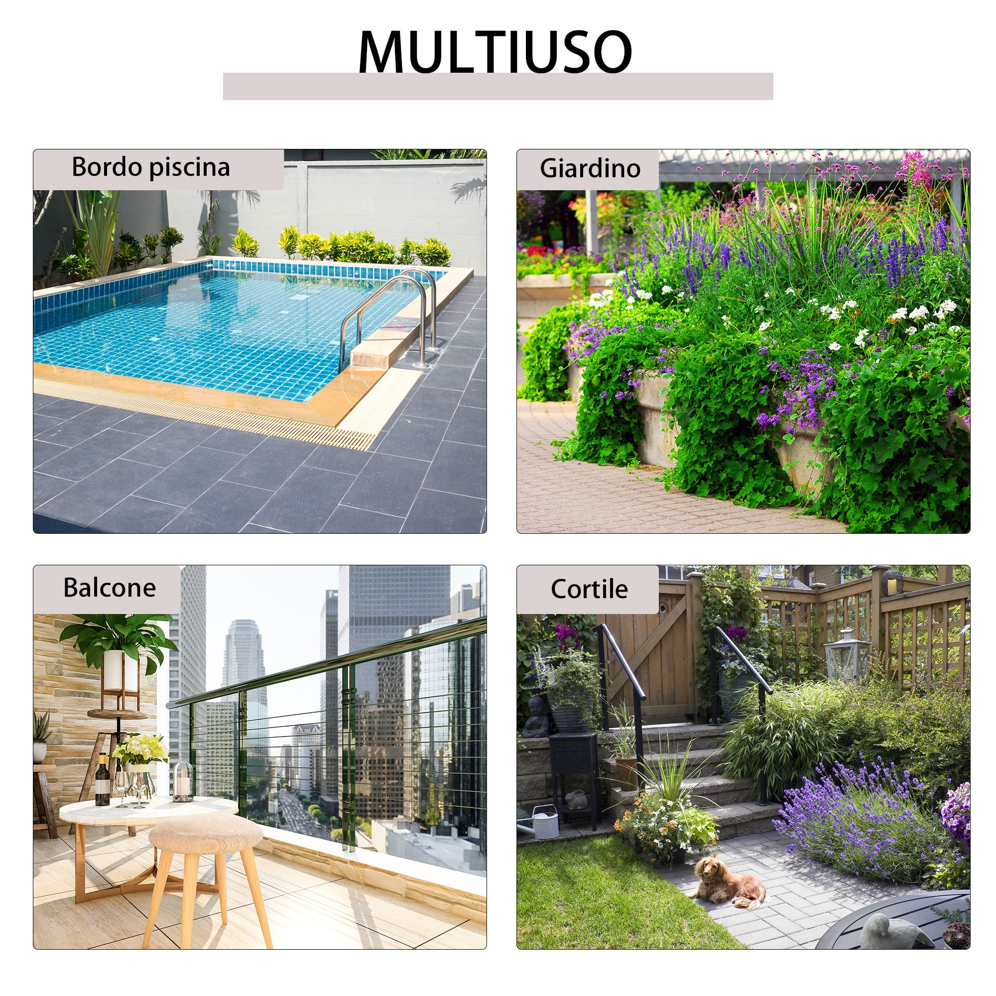 Folding Garden Table in Synthetic Rattan and Steel, Space-Saving Balcony Table, 40x40x40cm, Brown