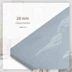 120x90cm Canvas Print for Home and Office, Pine Wood Canvas and Polyurethane Resin Ink, Grey and White