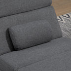 Massage Chair with 8 Vibration Points and Heating, 5 Modes, Timer and Remote Control, Grey