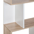 Modern 3-Tier Wooden Office Bookcase, 60 x 24 x 111.4cm