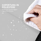 Fabric Sun Lounger Cushion with Ties, Light Grey