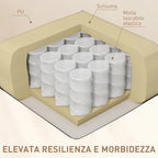 Manual Reclining Massage Chair, Electric Swivel Relax Chair with 2 Cup Holders, Remote Control, Footrest and 4 Side Pockets, in PU Leather, Wood and Steel, Cream