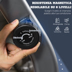 Recumbent Exercise Bike with Adjustable Seat, 8 Resistance Levels and LCD Monitor, 121.5-136x62.5x98cm, Grey