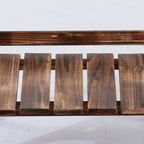 Folding Plant Stand in Fir Wood with 3 Tiers Outdoor Shelf for Plants Flower Racks 80x37x93cm