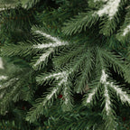 Snowy Christmas Tree with 850 Branches and Sectional Design, in Plastic and Steel, Ø110x180 cm, Green
