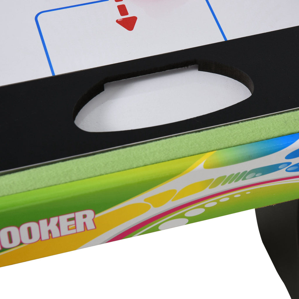 4 in 1 Folding Game Table for Foosball, Billiards, Air Hockey and Ping Pong, in MDF and Plastic