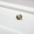 Tall Pantry Cabinet with 2 Cabinets, Adjustable Shelves and Support Top, in MDF, 68.6x40x164 cm, White