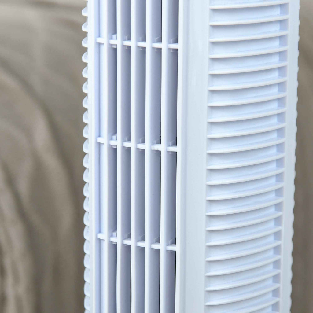 HOMCOM Tower Fan with 5m Remote Control, 70° Oscillation, 3 Functions and 3 Speeds, Black