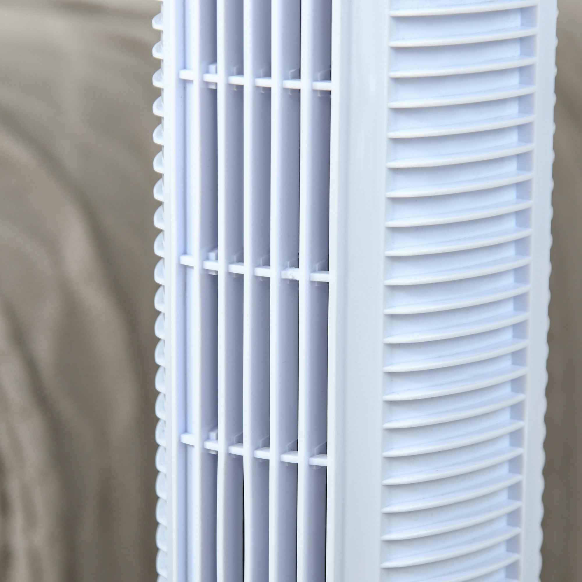 HOMCOM Tower Fan with 5m Remote Control, 70° Oscillation, 3 Functions and 3 Speeds, Black