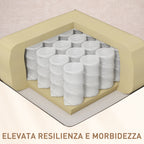 Recliner Chair with Footrest, Massage and Heating with 5 Programs and 8 Vibration Points, Beige