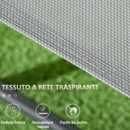 3 Piece Garden Set with 2 Chairs 53.5x64x93 cm and Coffee Table Ø45x50 cm, in Metal, Light Grey