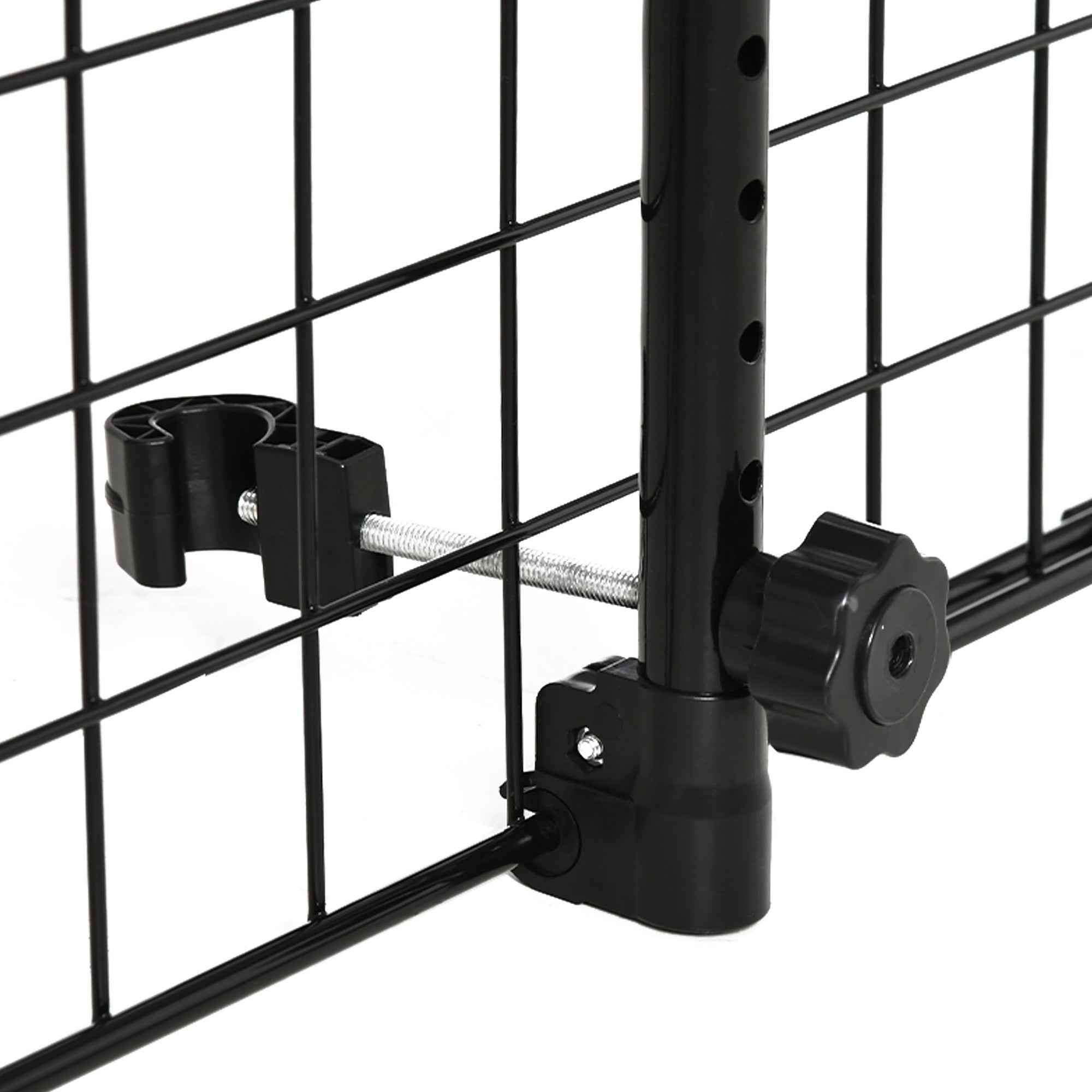 PawHut Dog Car Barrier, Adjustable Universal Dog Barrier, 91-152 x 30 cm, Black