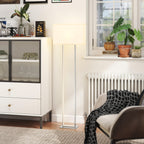 150cm Floor Lamp with 3 Modes, Adjustable Brightness and Foot Switch, White